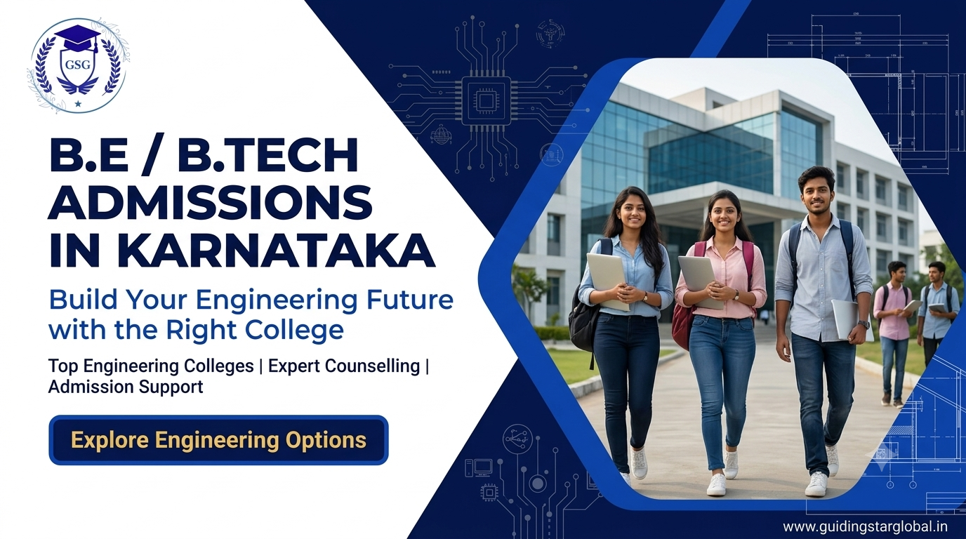 Engineering students exploring BE and BTech admission options in Karnataka